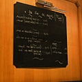 brief menu by chalk