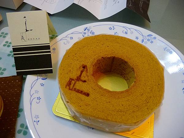 關西名物：五感年輪蛋糕，是用新潟的米製作的喔!