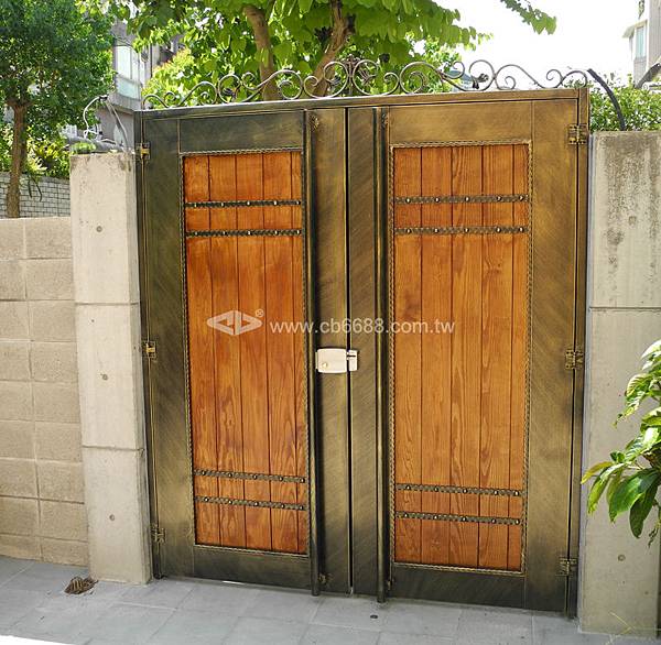 鐵藝門之複合媒材運用 木 正邦金屬建材 痞客邦