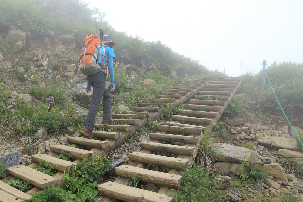 日本：後立山連峰之1～ 從八方尾根上唐松岳