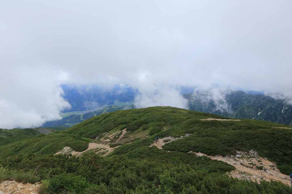 日本：後立山連峰之1～ 從八方尾根上唐松岳