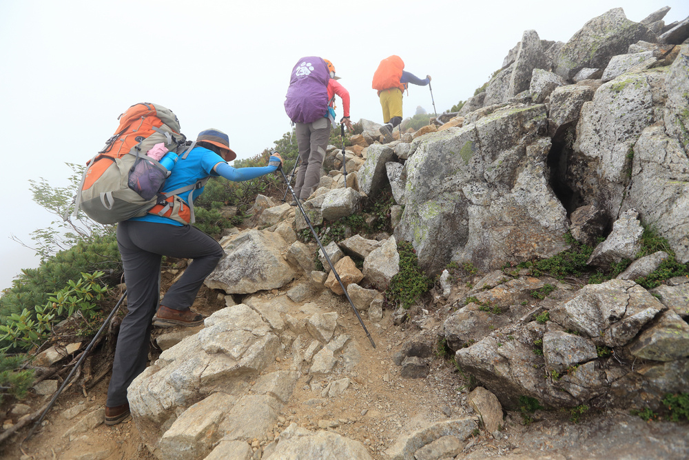 日本：後立山連峰之1～ 從八方尾根上唐松岳