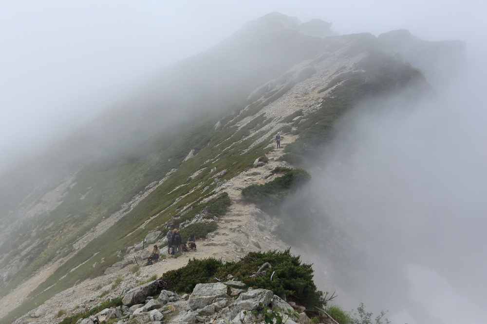 日本：後立山連峰之1～ 從八方尾根上唐松岳