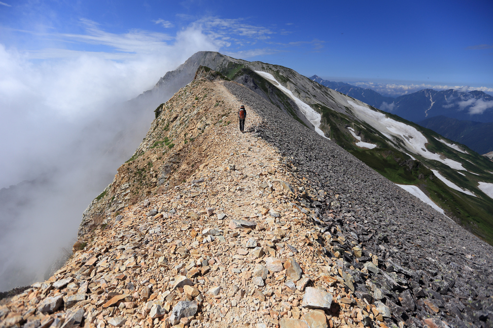 日本：後立山連峰之8～白馬山莊→杓子岳→白馬鑓ヶ岳