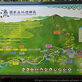 雙流國家森林遊樂區園區內的步道圖