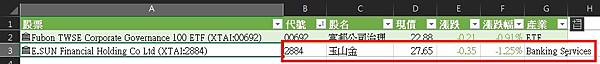 Excel 365.股票投資管理.新增股票資訊 Excel 365.股票投資管理.新增股票資訊