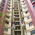 新加坡的公寓有萬國旗