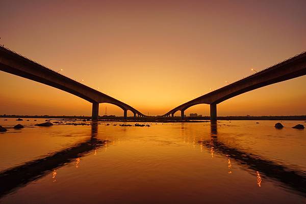 高屏大橋夕陽