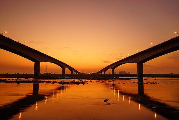 高屏大橋夕陽