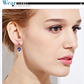 摩登時尚--水晶耳環