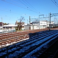 高尾駛，被雪覆蓋的鐵道