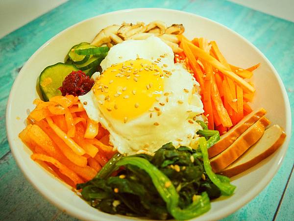 韓式蔬菜拌飯素食 韓式蔬菜拌飯素食