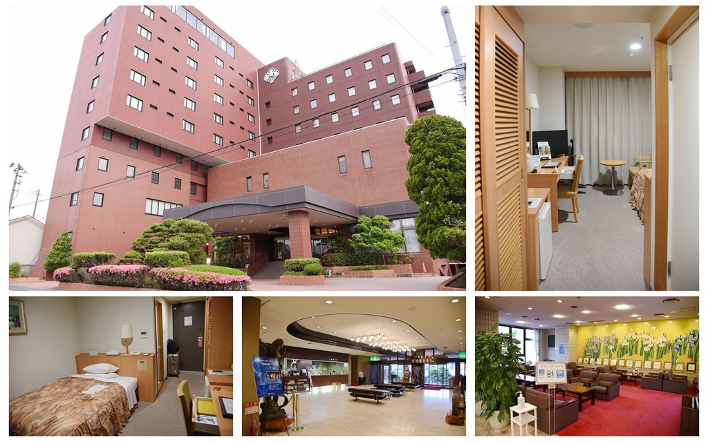 │日本。秋田縣│住宿篇。HOTEL IRIS ホテルアイリス,距離羽後本莊車站10分車程