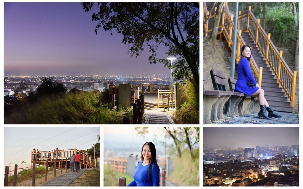 ,台中,望月峰獻堂登山步道,步道,夜景,觀景台,健行,踏青,林家花園,