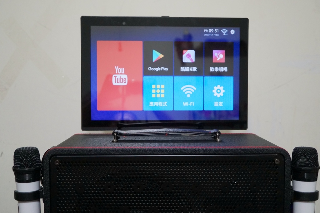 亞洲天王 陳雷 歡喜推薦 SANSUI山水行動KTV KKTV-030 (送一年K歌) 歡唱不打折 我家就是行動KTV！