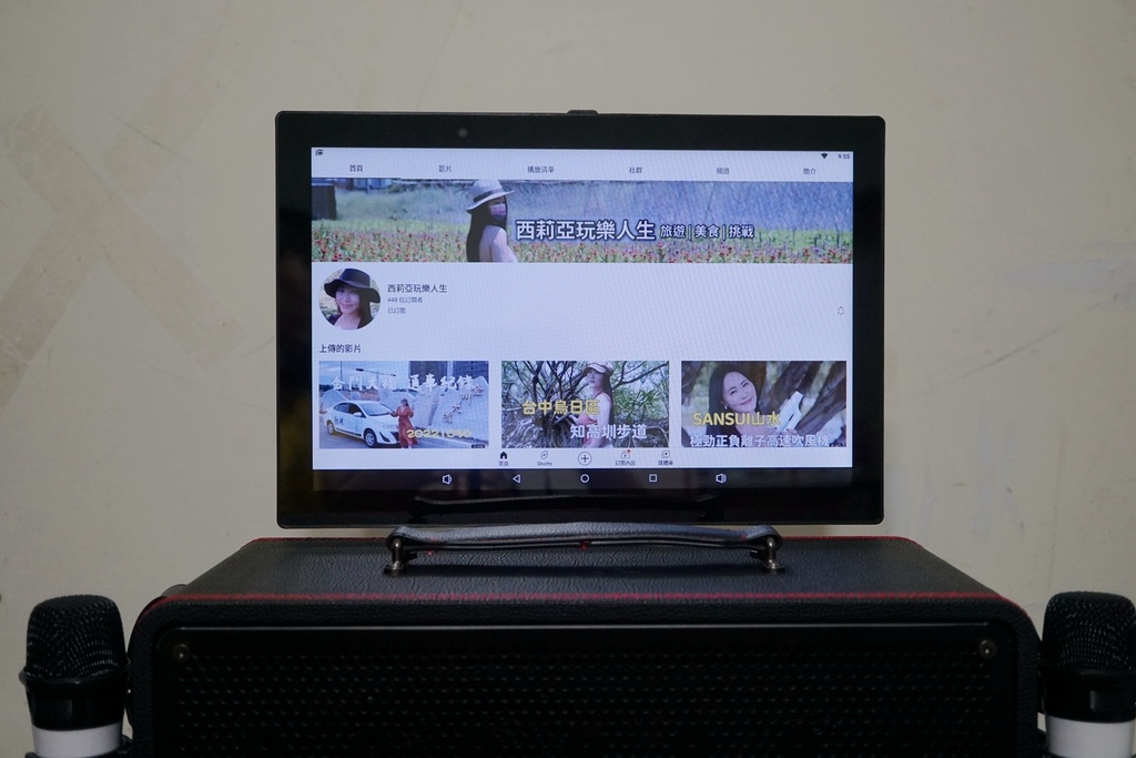 亞洲天王 陳雷 歡喜推薦 SANSUI山水行動KTV KKTV-030 (送一年K歌) 歡唱不打折 我家就是行動KTV！