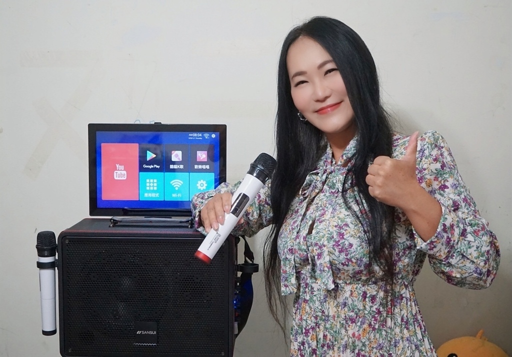 亞洲天王 陳雷 歡喜推薦 SANSUI山水行動KTV KKTV-030 (送一年K歌) 歡唱不打折 我家就是行動KTV！