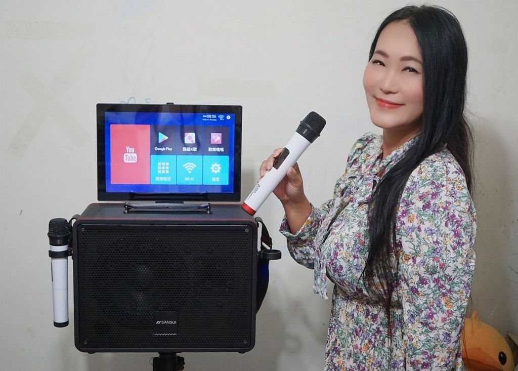 亞洲天王 陳雷 歡喜推薦 SANSUI山水行動KTV KKTV-030 (送一年K歌) 歡唱不打折 我家就是行動KTV！