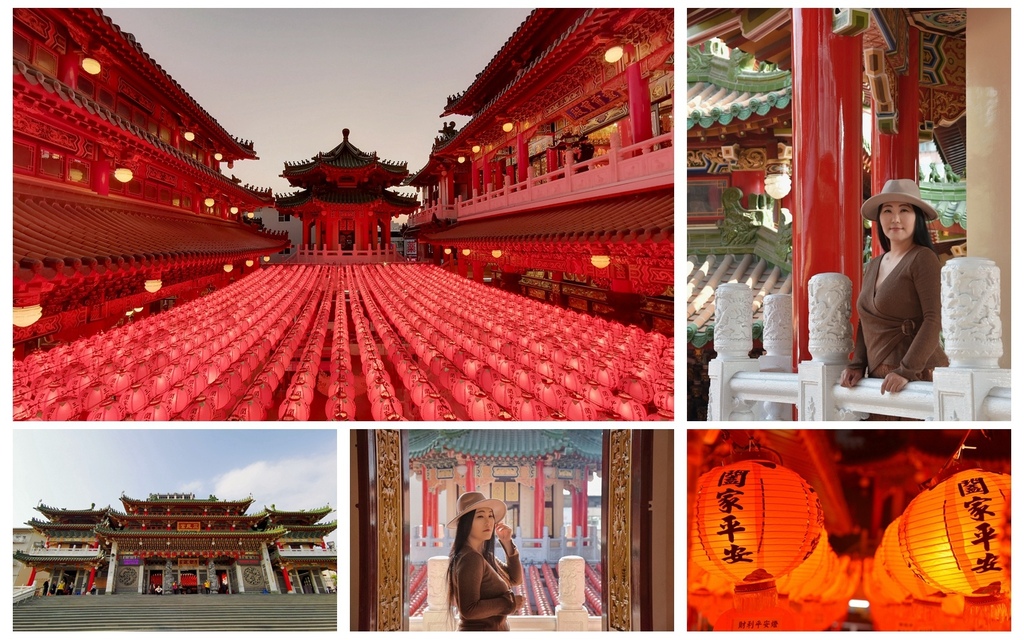 高雄三鳳宮,大紅燈籠,廟宇建築,哪吒三太子,北方式寺廟,潘麗水,金氏世界紀錄,高雄,三鳳宮,廟宇,燈籠