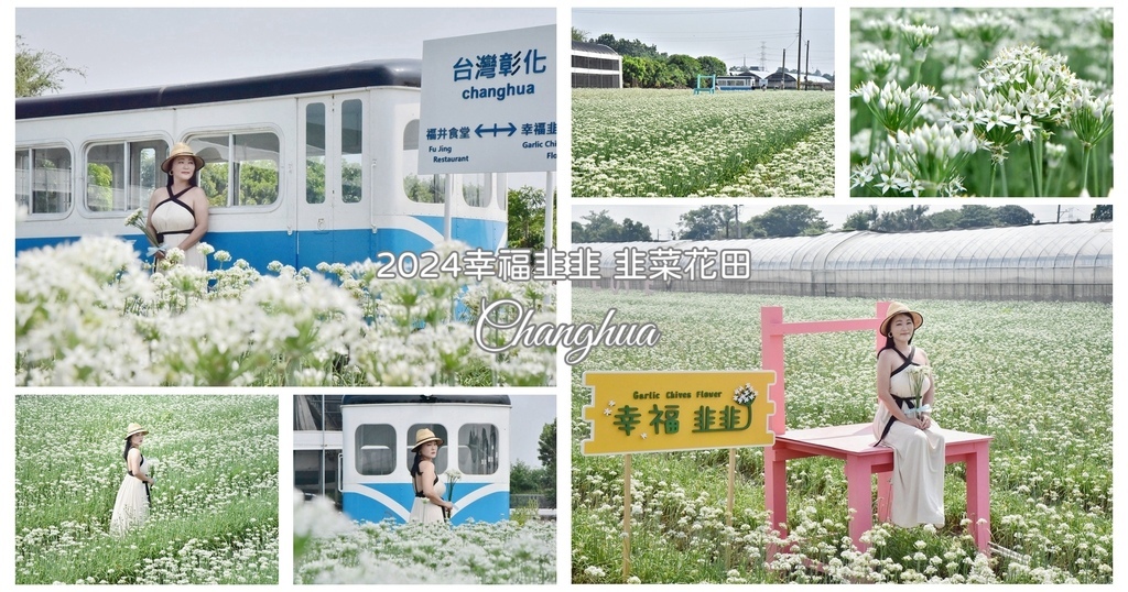 彰化,田尾,彰化景點,田尾景點,幸福韭韭,韭菜花田,韭菜花,彩繪,農產品