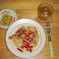 蒜蓉培根麵2007-9-18.JPG