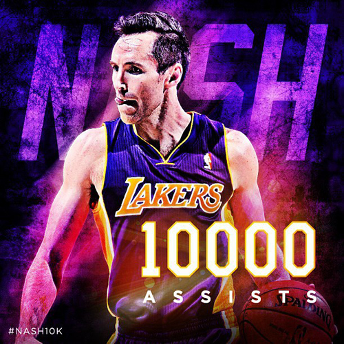 Steve-Nash-10000-Assists-LA-Lakers