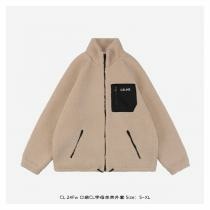 セリーヌ ムートンコート アイボリー ブラックポケット キル セリーヌ ムートンコート アイボリー ブラックポケット キル