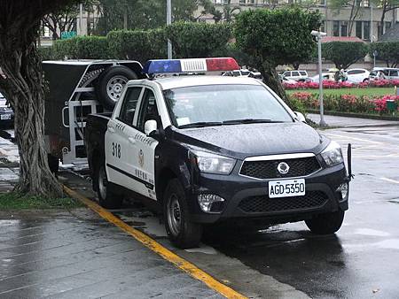 SsangYang Acyton Sport II 警車 (1)