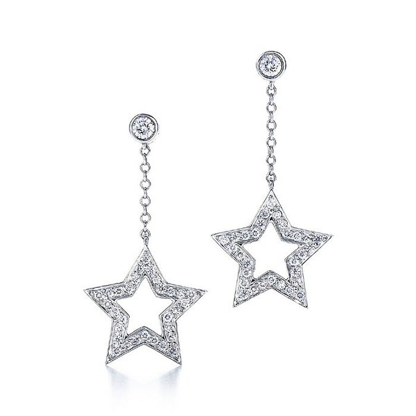 Tiffany Stars drop earrings.