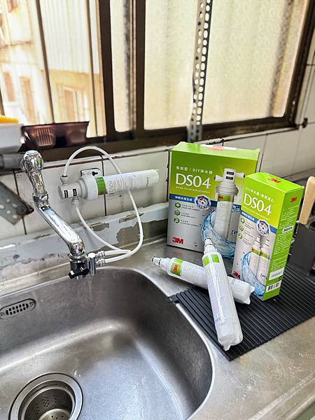 3M DS04 DIY可生飲長效型淨水器｜免鑽牆免插電即可安