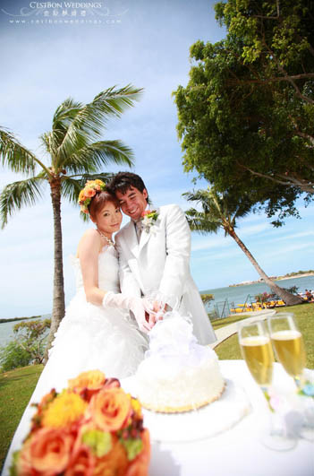 金紗夢婚禮夏威夷-Blue Lagoon Chapel 藍色礁湖教堂