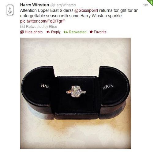 Gossip girl hotsell harry winston