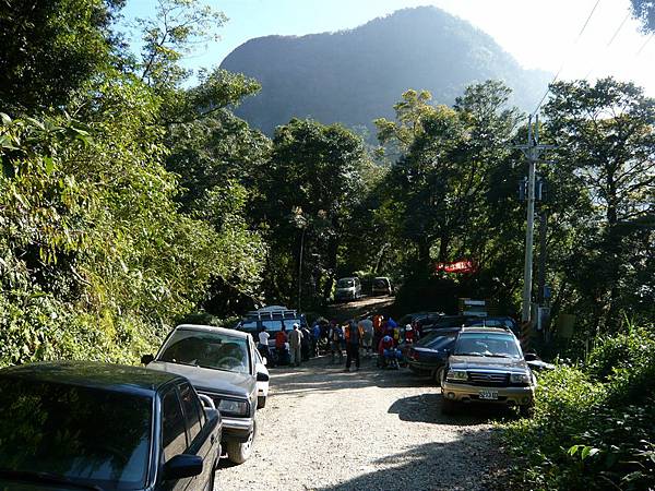 粉多人的登山口