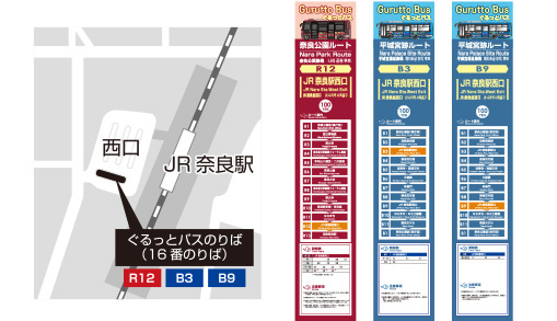 奈良假日巴士乘車處－ｊｒ.jpg