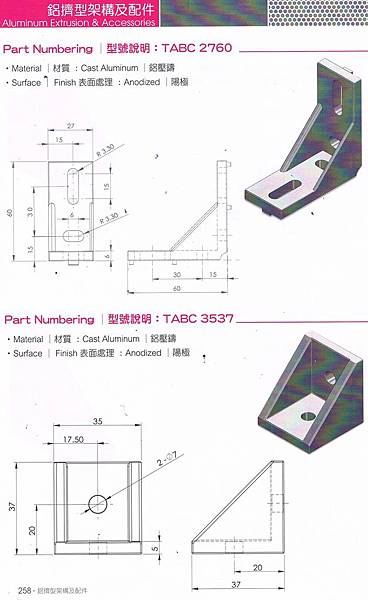 鋁擠型架構及配件 (13)
