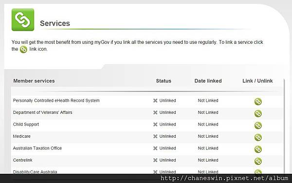 mygov連結帳戶