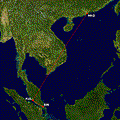 SIN - KUL - HKG