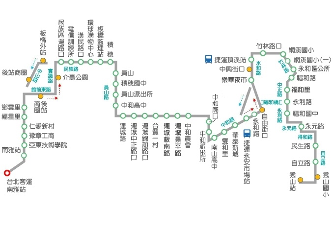 57號公車路線圖