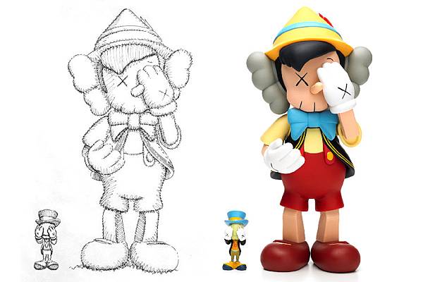 小木偶KAWS Pinocchio & Jiminy Cricket (1).jpg