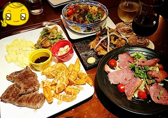 【食】新北市新莊副都心站(中原路站)美食休閒複合式餐廳 Sipping Café Bistro Café 啜飲餐酒館 串燒/烤物/排餐/酒吧