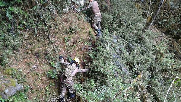 空軍花蓮基地基勤中隊山區搜救訓練3