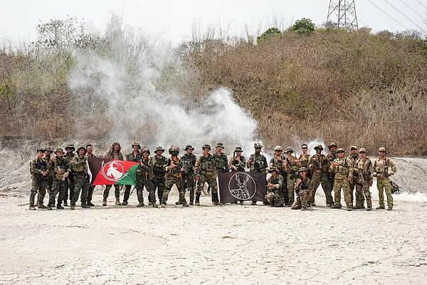 陳晞(法國外籍兵團退伍)：此次很榮幸能夠受到 軍事院校戰術