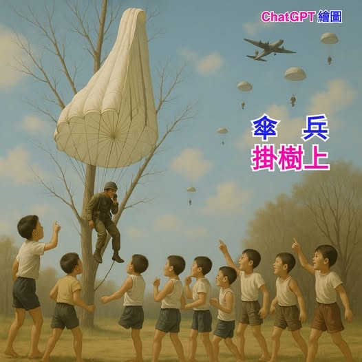 孫肇宜：民國51年龍潭十一份的「傘兵跳傘演習」