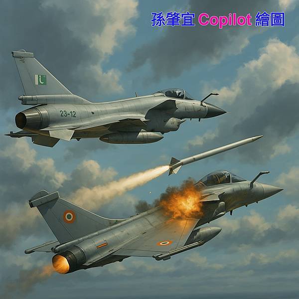 孫肇宜：讓AI撰寫印度和巴基斯坦的空戰經過與對中華民國台灣空