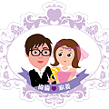 偉倫&家菱Logo