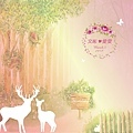 旋木婚宴背板