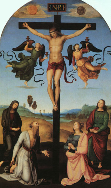 《被釘在十字架的基督》（The Mond Crucifixion），1503年，收藏於英國國家美術館.