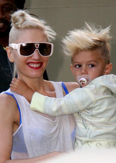 Gwen Stefani & her son Kingston