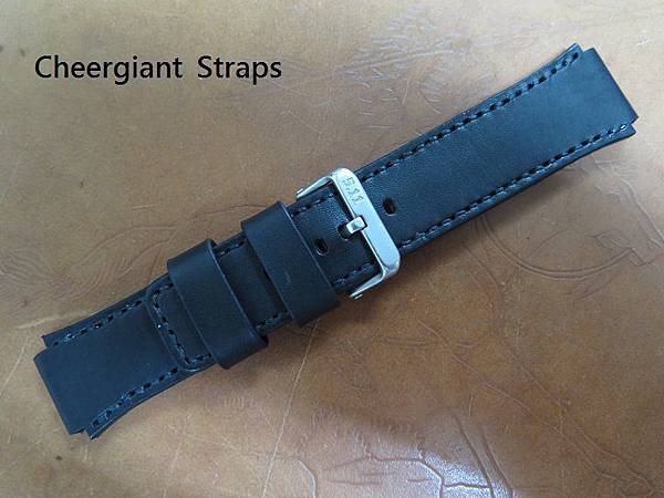 5.11 tactical series black cowskin strap, 21.9(29)x26mm, 85x135mm, thick 5.5mm taper to 3.5mm. 02 