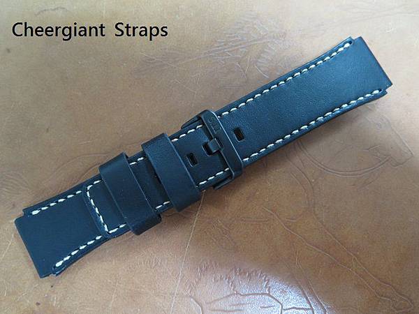 5.11 Tactical HRT Titanium black cowskin strap,26(30)x26mm,83x140mm, thick 5.5mmtaper to 3.5mm. 03  